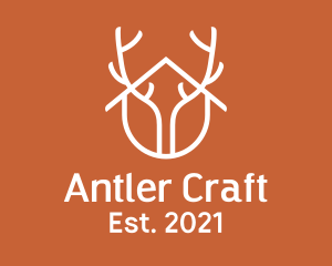 Home Antler Design logo design