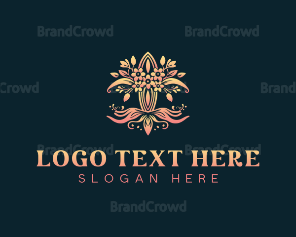 Fashion Jewelry Floral Logo