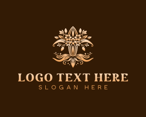 Luxury - Fashion Jewelry Floral logo design