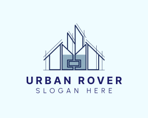 Urban House Building logo design