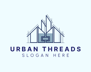 Urban House Building logo design