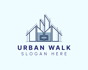 Urban House Building logo design