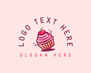 Patisserie - Sugar Cherry Cupcake Toppings logo design