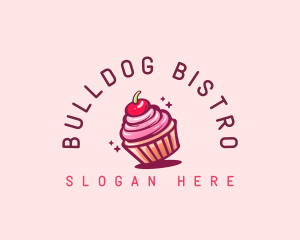 Sugar Cherry Cupcake Toppings logo design