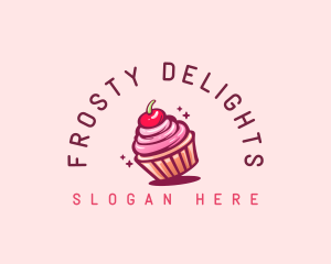 Icing - Sugar Cherry Cupcake Toppings logo design