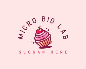 Sugar Cherry Cupcake Toppings logo design