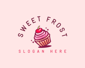 Icing - Sugar Cherry Cupcake Toppings logo design