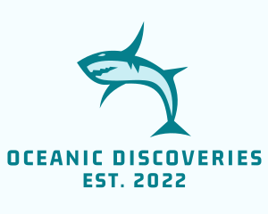 Marine Biologist - Gaming Ocean Shark logo design