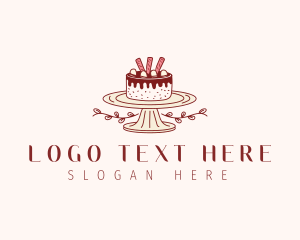 Bakeshop - Sweet Chocolate Cake logo design