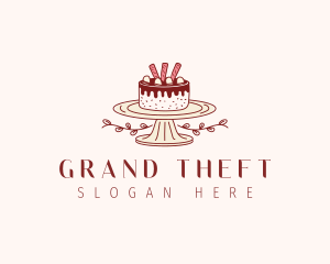 Sweet Chocolate Cake Logo