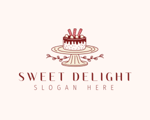 Sweet Chocolate Cake logo design