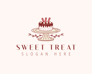 Sweet Chocolate Cake logo design