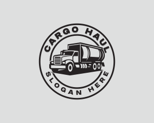 Tank Truck Delivery logo design