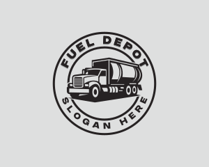 Gasoline - Tank Truck Delivery logo design