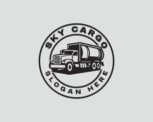 Tank Truck Delivery logo design