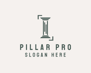 Construction Column Pillar logo design