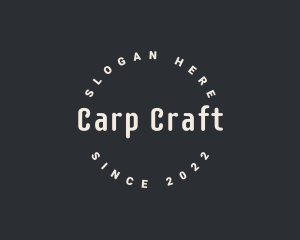 Hipster Crafting Workshop logo design