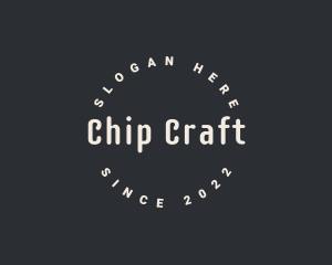 Hipster Crafting Workshop logo design