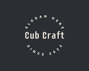 Hipster Crafting Workshop logo design