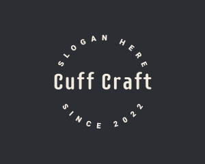 Hipster Crafting Workshop logo design