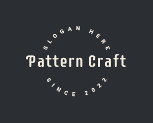 Hipster Crafting Workshop logo design