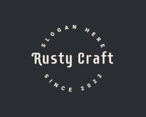 Hipster Crafting Workshop logo design