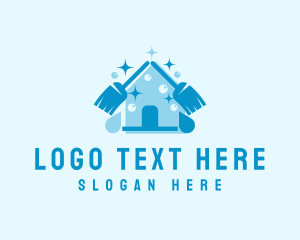 Detergent - Home Cleaning Sanitation logo design