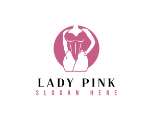 Lady Body Bikini logo design