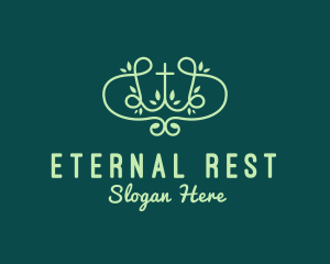 Cemetery - Natural Holy Crucifix logo design