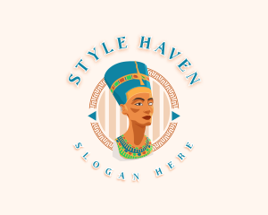 Queen Nefertiti Statue Logo
