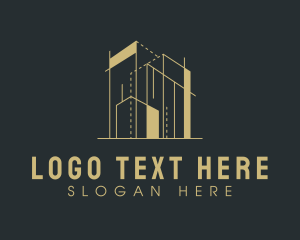 Real Estate Tower logo design