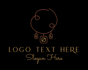 Elegant - Fashion Necklace Accessory logo design