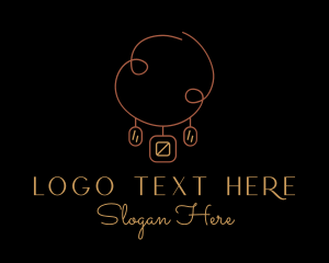 Fashion Necklace Accessory Logo