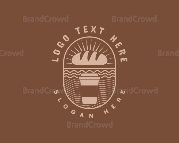 Cafe Coffee Bread Logo