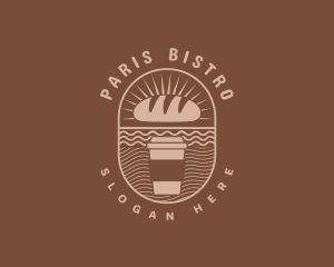 Cafe Coffee Bread logo design