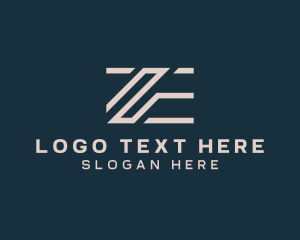 Financing - Professional Media Letter ZE logo design