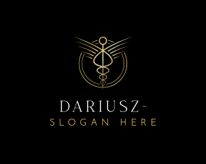 Nursing - Medical Healthcare Caduceus logo design