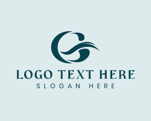 Upscale - Stylish Swoosh Brand Letter G logo design