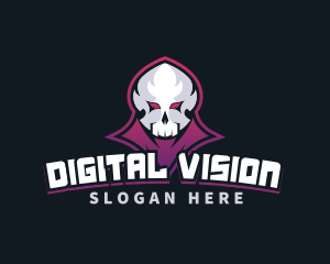 Avatar - Grim Reaper Gaming Skull Avatar logo design