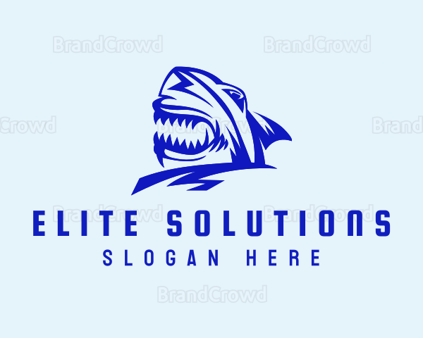 Shark Predator Head Logo