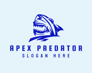 Predator - Shark Predator Head logo design