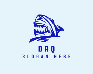 Hammerhead - Shark Predator Head logo design