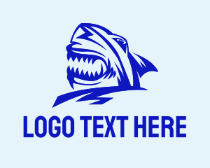 Predator - Shark Predator Mascot logo design