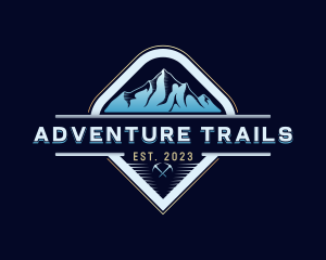 Outdoor Mountaineer Adventure logo design