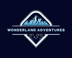 Outdoor Mountaineer Adventure logo design