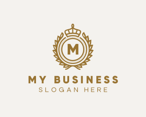 Luxury Crown Badge Logo