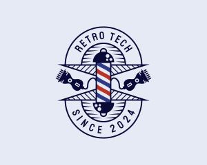 Hairstyling Barbershop logo design