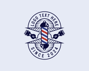 Hairstyling Barbershop Logo