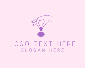 Nail Polish - Beauty Manicure Salon logo design