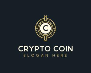 Cryptocurrency - Blockchain Tech Cryptocurrency logo design